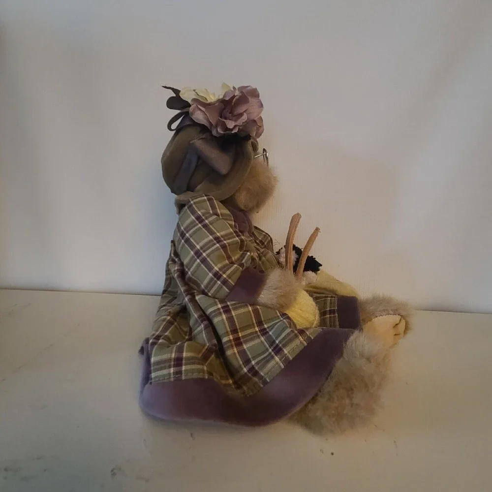 Bearington Bears Knitting Is My Bag Knitter Plush Stuffed Bear